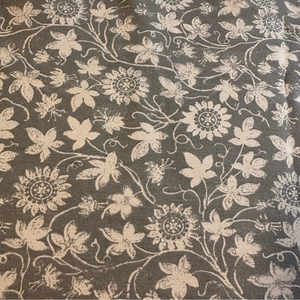 NWOT Pact Cinder Trellis Floral Print Organic Cotton Blend Racerback Crop Top - Picture 7 of 12